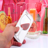 Red Wine Cup Liquid Transparent Case For Apple iPhone