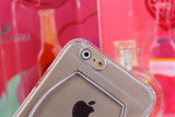 Red Wine Cup Liquid Transparent Case For Apple iPhone